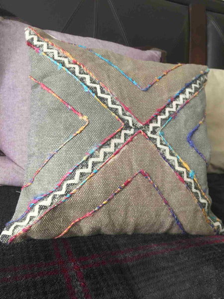 Handblock printed cushion covers