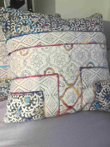 Handblock printed cushion covers